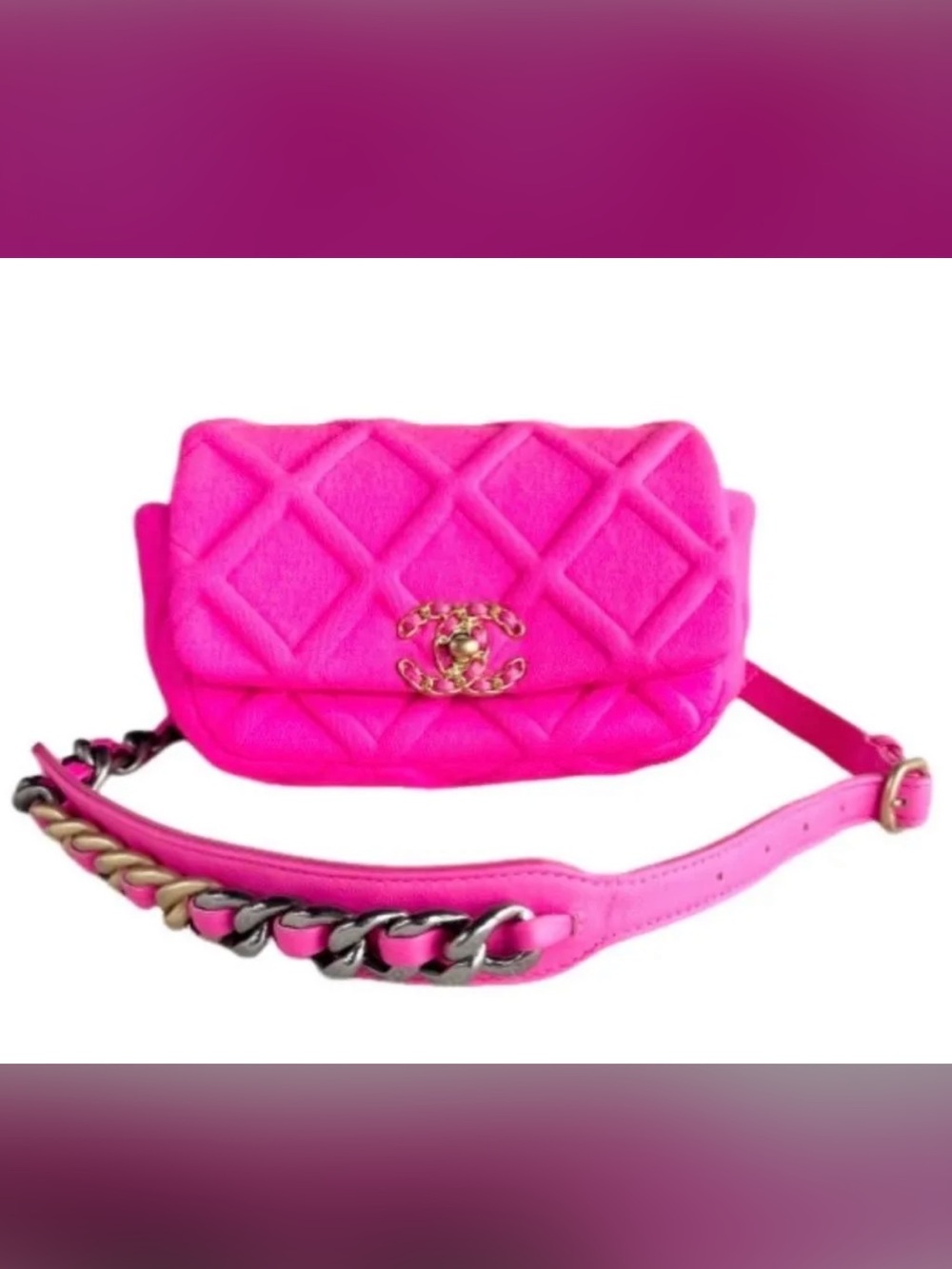Chanel Jersey Belt Bag Pristine